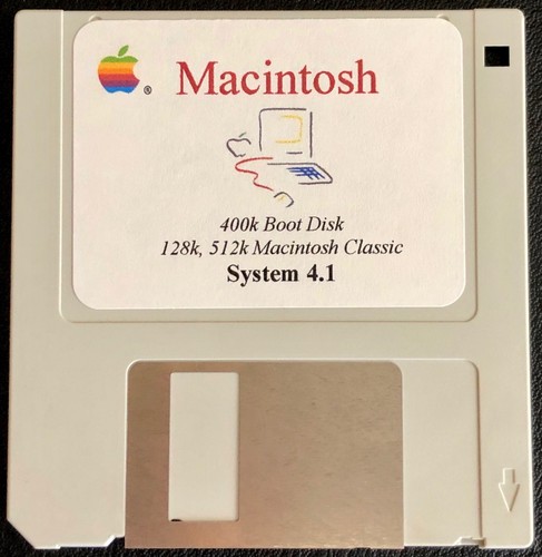 Apple macintosh 400k - apple, boot
