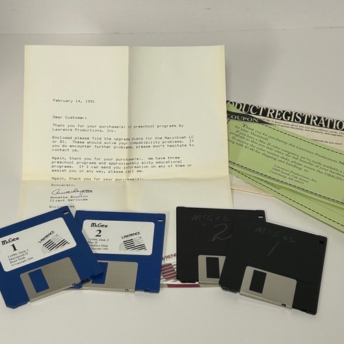 Mcgee 1990 floppy disks - 3.5",