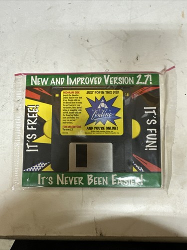 Aol floppy disk for - 3.5",