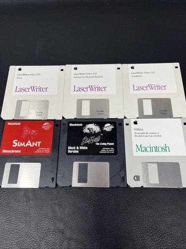 Vtg apple macintosh disk - macintosh,